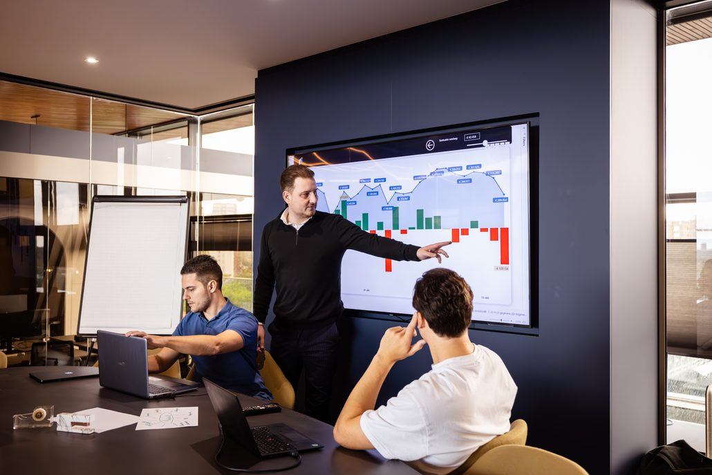 Walking a team through a report